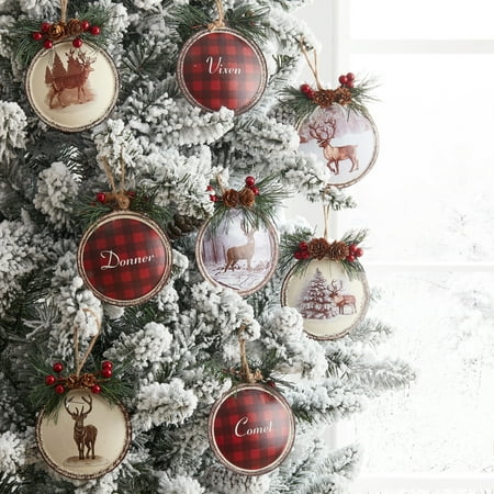BRAND NEW IN PACKAGE Donner /& Blitzen Tree Topper Bow VARIETY PRETTY